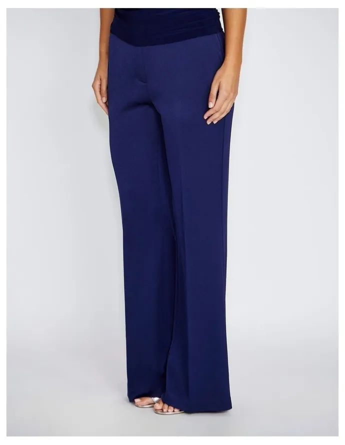 Anthea Crawford Carmen Satin Crepe Trouser