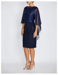 Anthea Crawford Fortuna Metallic Silk Shrug