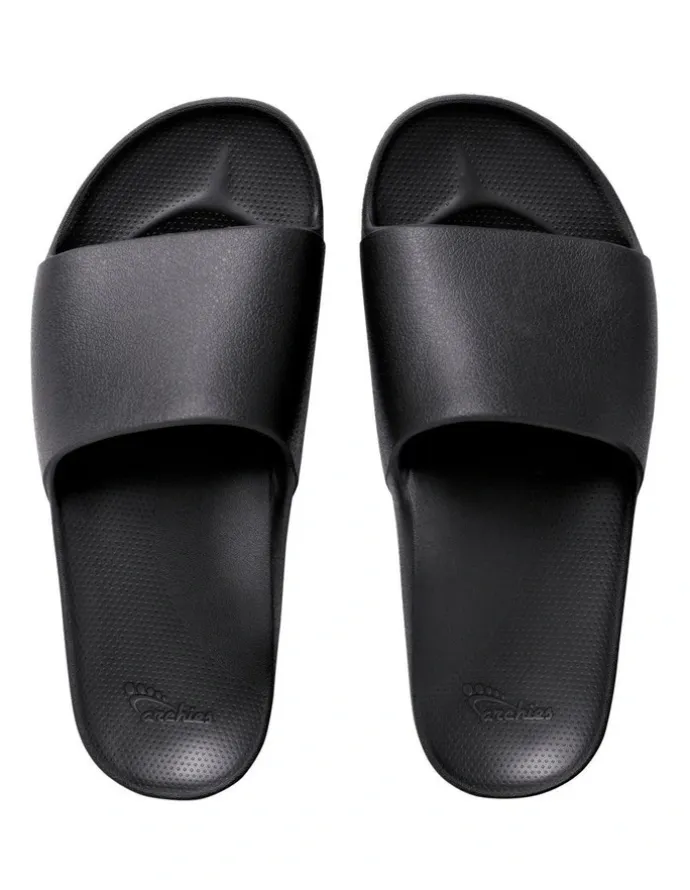 Archies Arch Support Slide in Black