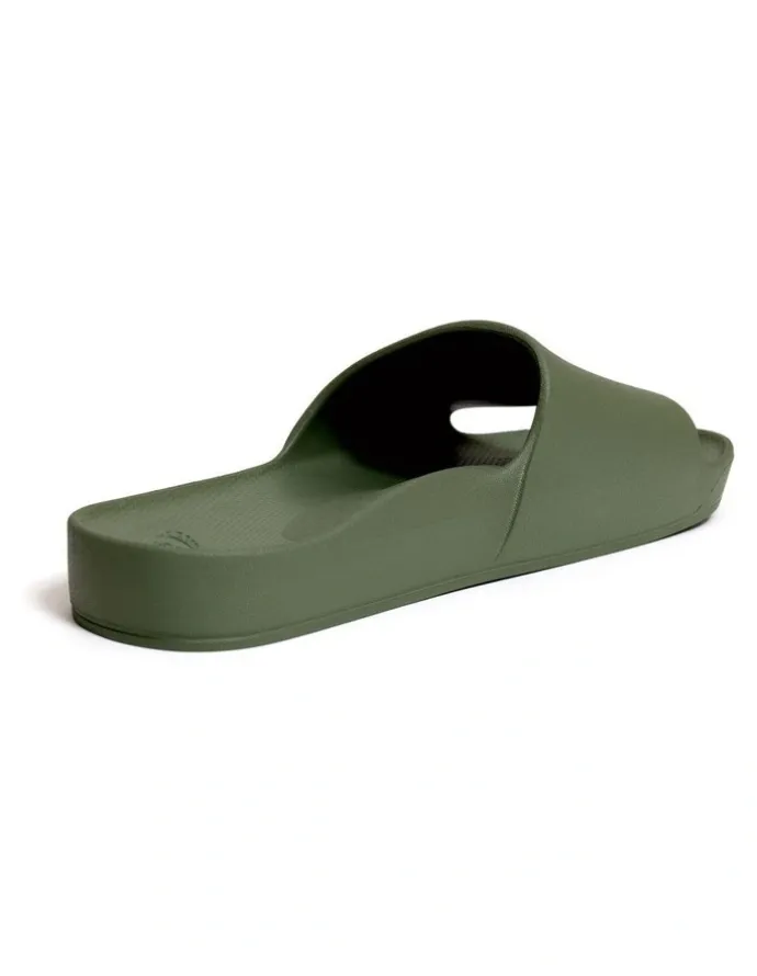Archies Arch Support Slides in Olive
