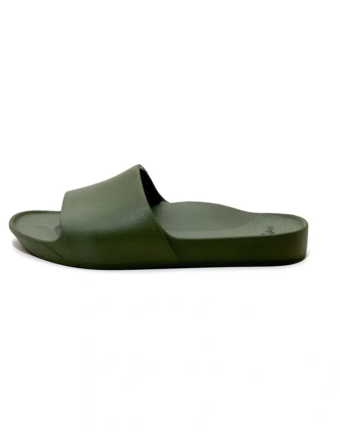 Archies Arch Support Slides in Olive