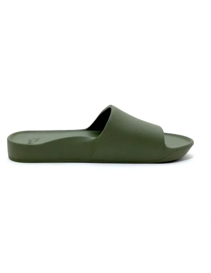 Archies Arch Support Slides in Olive