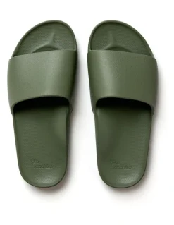 Archies Arch Support Slides in Olive