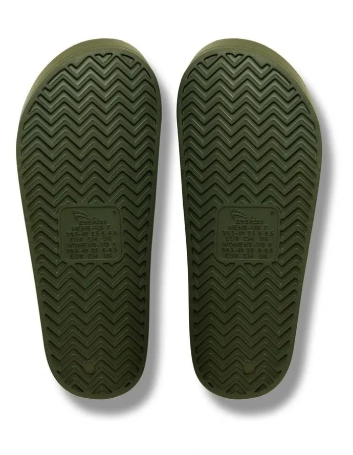 Archies Arch Support Slides in Olive