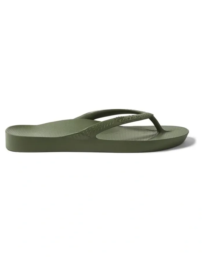 Archies Arch Support Thongs in Olive