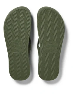 Archies Arch Support Thongs in Olive