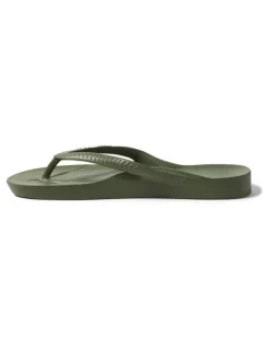 Archies Arch Support Thongs in Olive