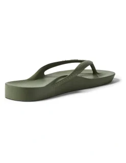 Archies Arch Support Thongs in Olive