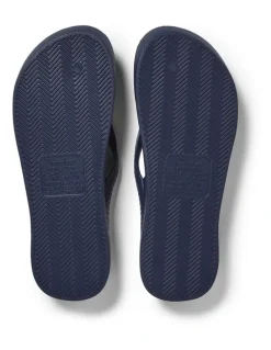Archies Arch Support Thongs in Navy