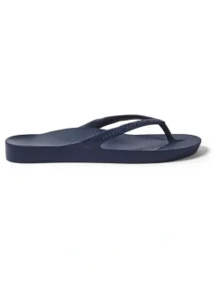 Archies Arch Support Thongs in Navy