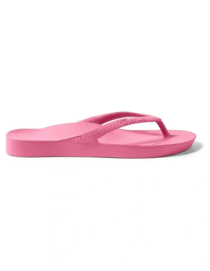 Archies Arch Support Thongs in Hot Pink