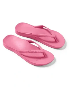 Archies Arch Support Thongs in Hot Pink