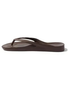 Archies Arch Support Thongs in Brown