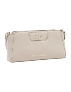 Armani Exchange Amelie Mini Crossbody Bag in Sand