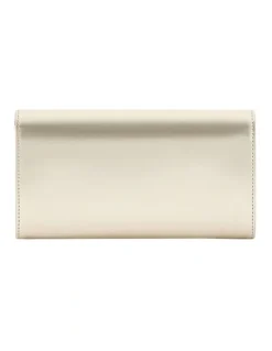 Armani Exchange Amy Patent Crossbody Bag in Light Gold