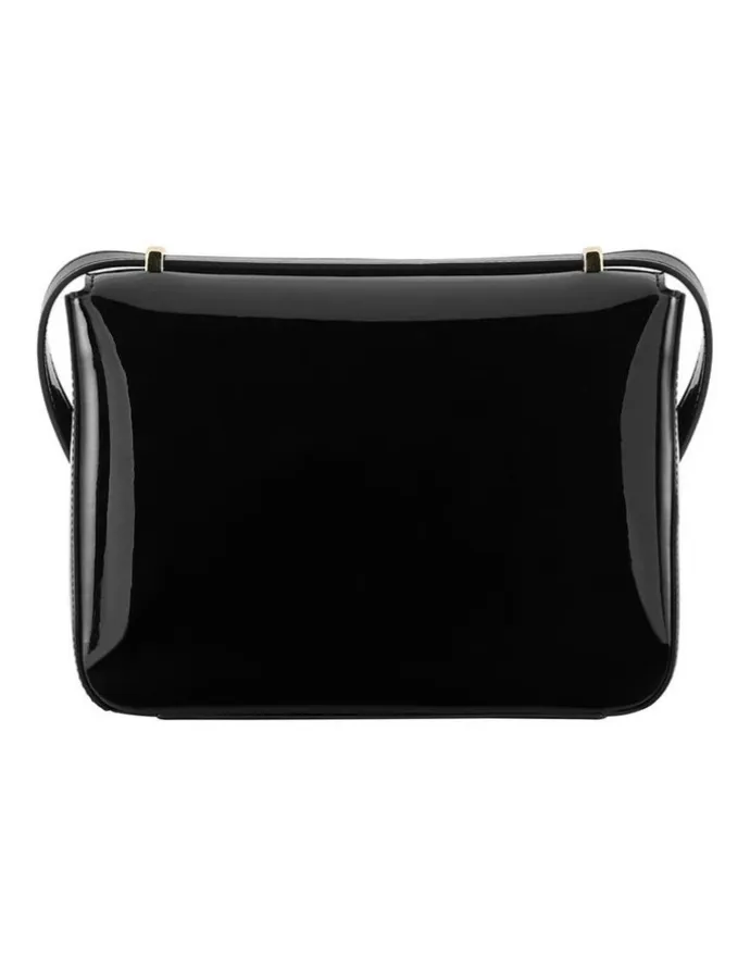 Armani Exchange Amy Patent Crossbody Bag in Black