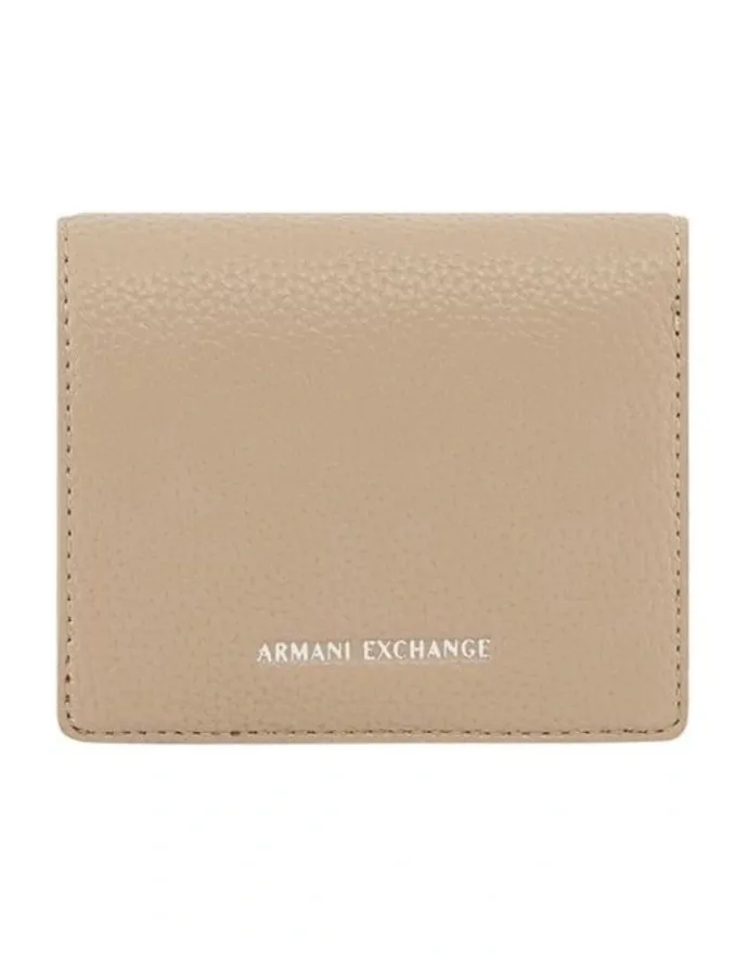 Armani Exchange Nicole Mini Wallet in Sand