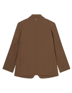 Armani Exchange Salt Lake Off Single Breasted Blazer in Brown