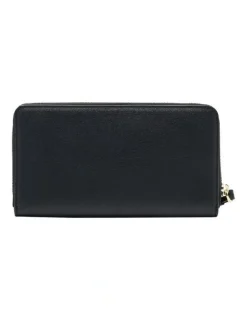 Armani Exchange Susy Zip Around Wallet in Black