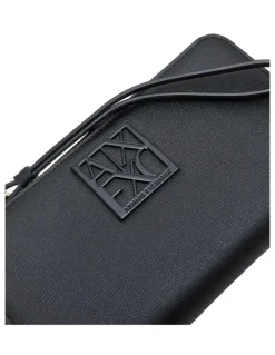 Armani Exchange Susy Zip Around Wallet in Black