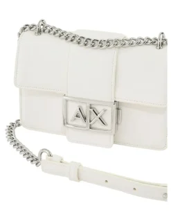 Armani Exchange Wonder Crossbody Bag in Off White