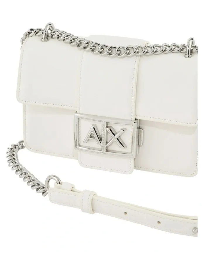 Armani Exchange Wonder Crossbody Bag in Off White