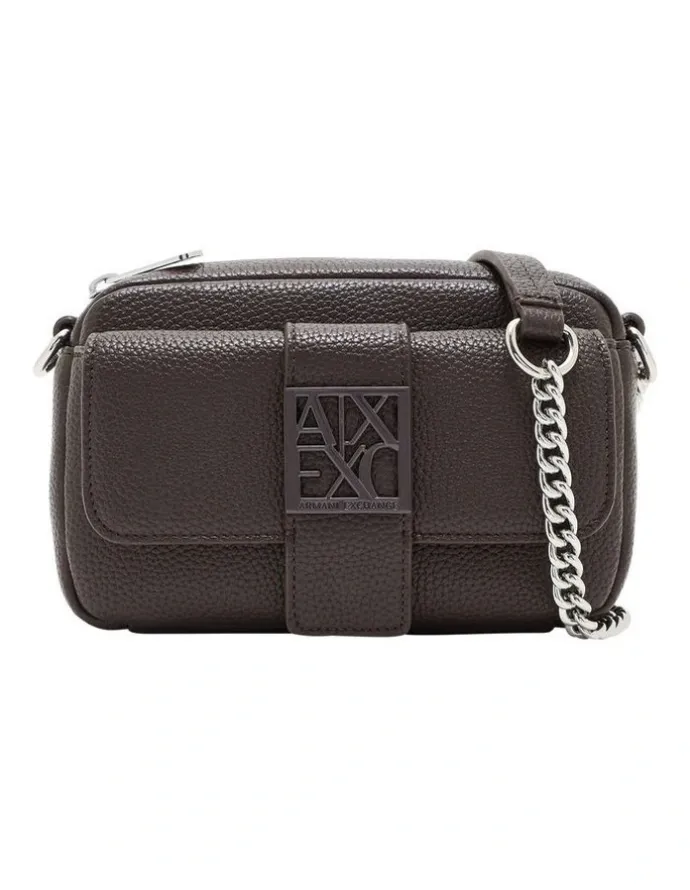 Armani Susie Soft Crossbody Bag in Hot Fudge