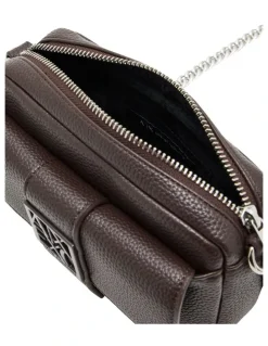 Armani Susie Soft Crossbody Bag in Hot Fudge