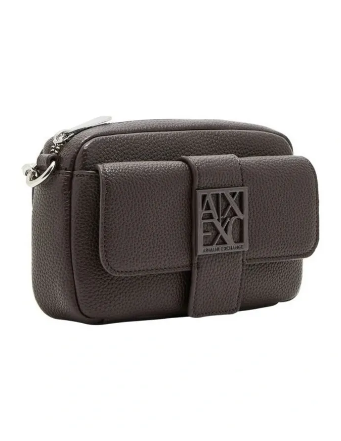 Armani Susie Soft Crossbody Bag in Hot Fudge