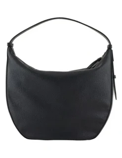 Armani Susie Soft Medium Shoulder Bag in Black