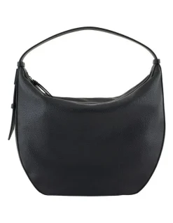 Armani Susie Soft Medium Shoulder Bag in Black