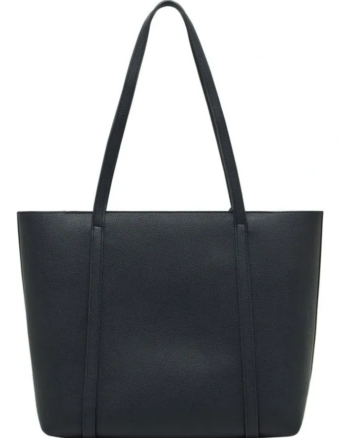 Armani Sylvie Shopper Tote Bag in Black