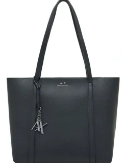 Armani Sylvie Shopper Tote Bag in Black