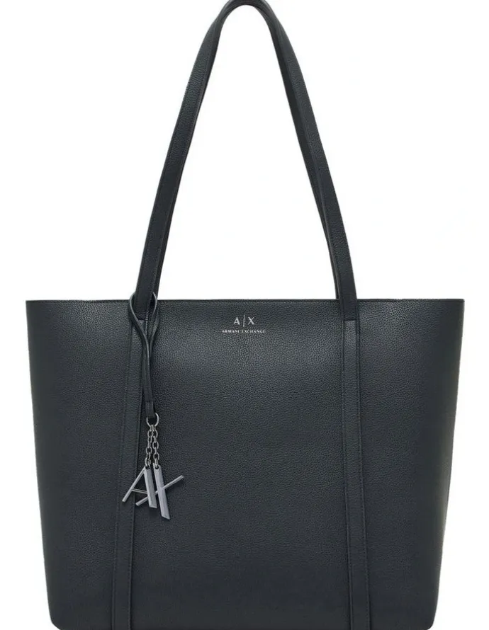Armani Sylvie Shopper Tote Bag in Black