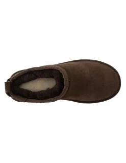 Aus Wooli Ugg Airlie Ultra Mini Boots in Brown