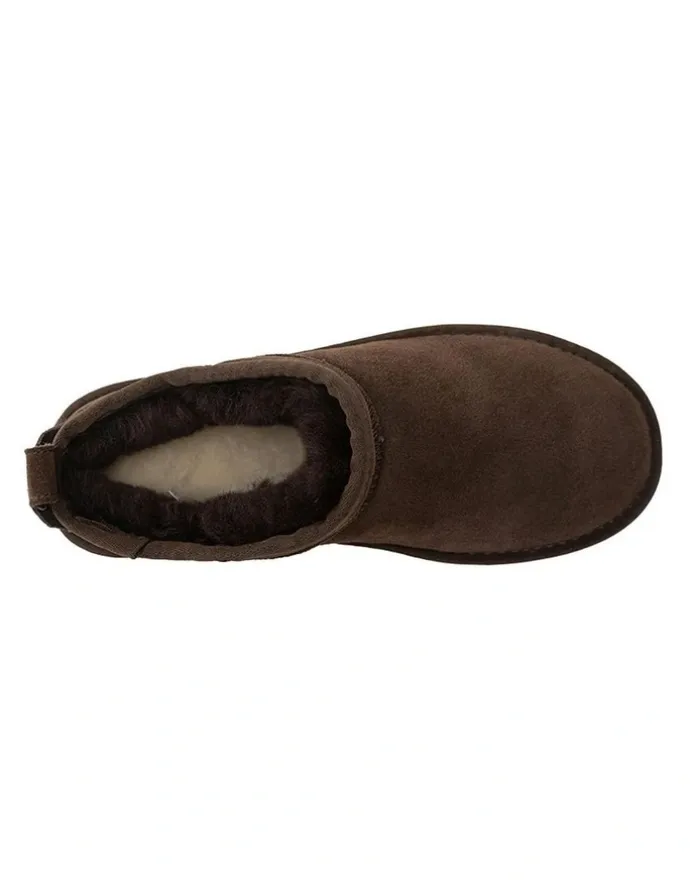 Aus Wooli Ugg Airlie Ultra Mini Boots in Brown