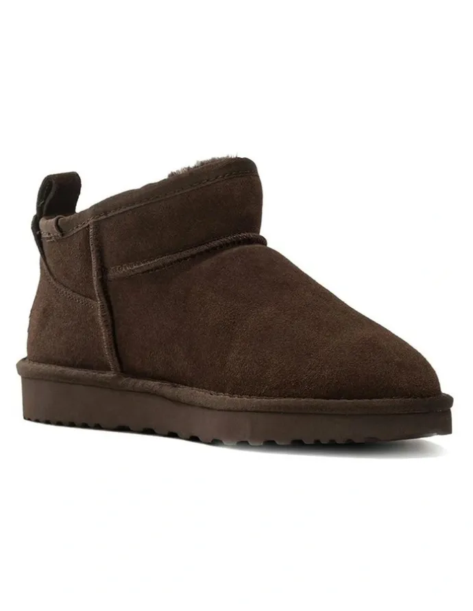 Aus Wooli Ugg Airlie Ultra Mini Boots in Brown