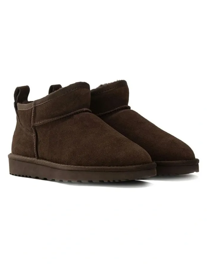 Aus Wooli Ugg Airlie Ultra Mini Boots in Brown