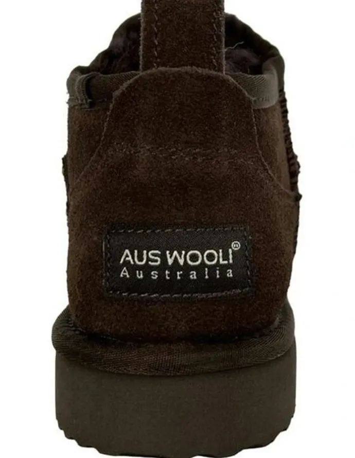Aus Wooli Ugg Airlie Ultra Mini Boots in Brown