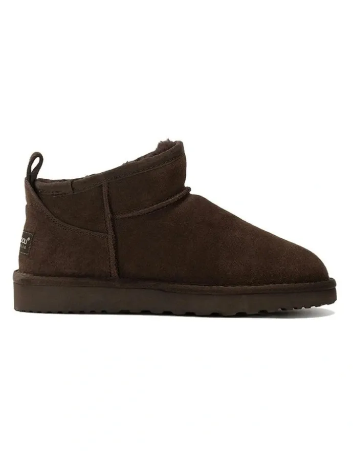 Aus Wooli Ugg Airlie Ultra Mini Boots in Brown