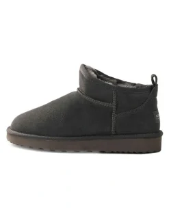 Aus Wooli Ugg Airlie Ultra Mini Boots in Grey