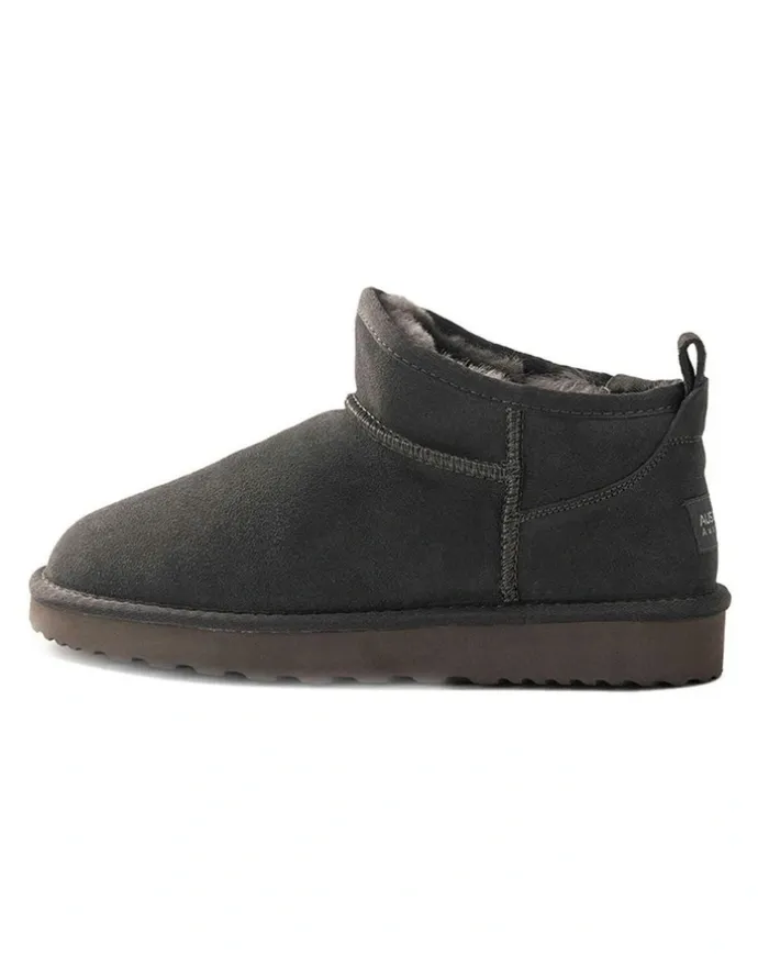 Aus Wooli Ugg Airlie Ultra Mini Boots in Grey