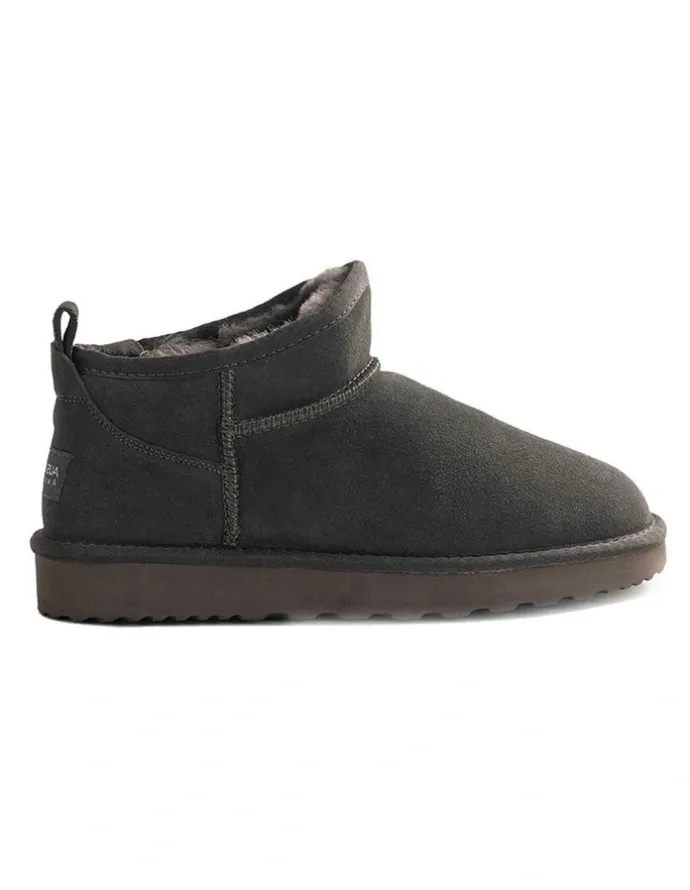 Aus Wooli Ugg Airlie Ultra Mini Boots in Grey