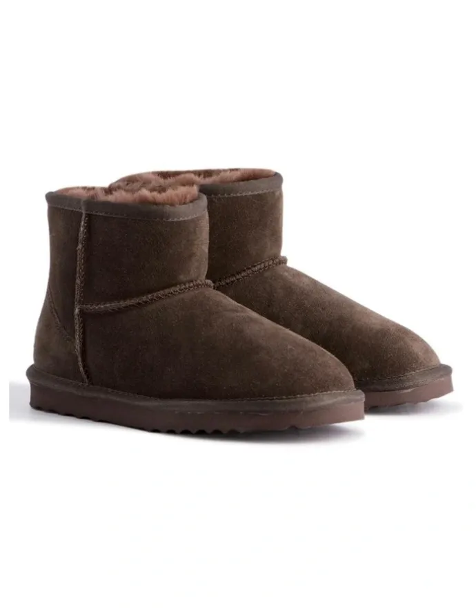 Aus Wooli Ugg Bondi Ankle Boots in Brown