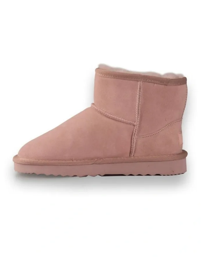 Aus Wooli Ugg Bondi Ankle Boots in Pink