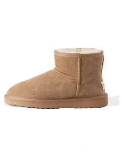 Aus Wooli Ugg Bondi Ankle Boots in Brown