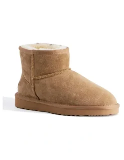 Aus Wooli Ugg Bondi Ankle Boots in Brown