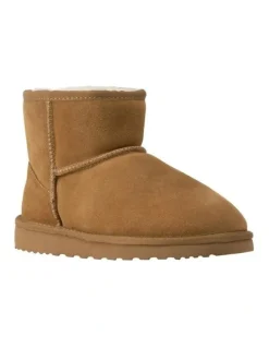 Aus Wooli Ugg Bondi Ankle Boots in Beige