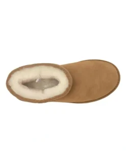 Aus Wooli Ugg Bondi Ankle Boots in Beige