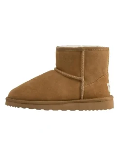 Aus Wooli Ugg Bondi Ankle Boots in Beige
